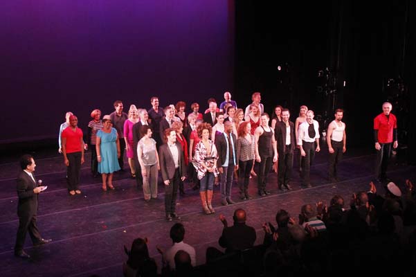 Curtain Calls, with entire cast, Ron Young, DO40 Pres. John Sefakis